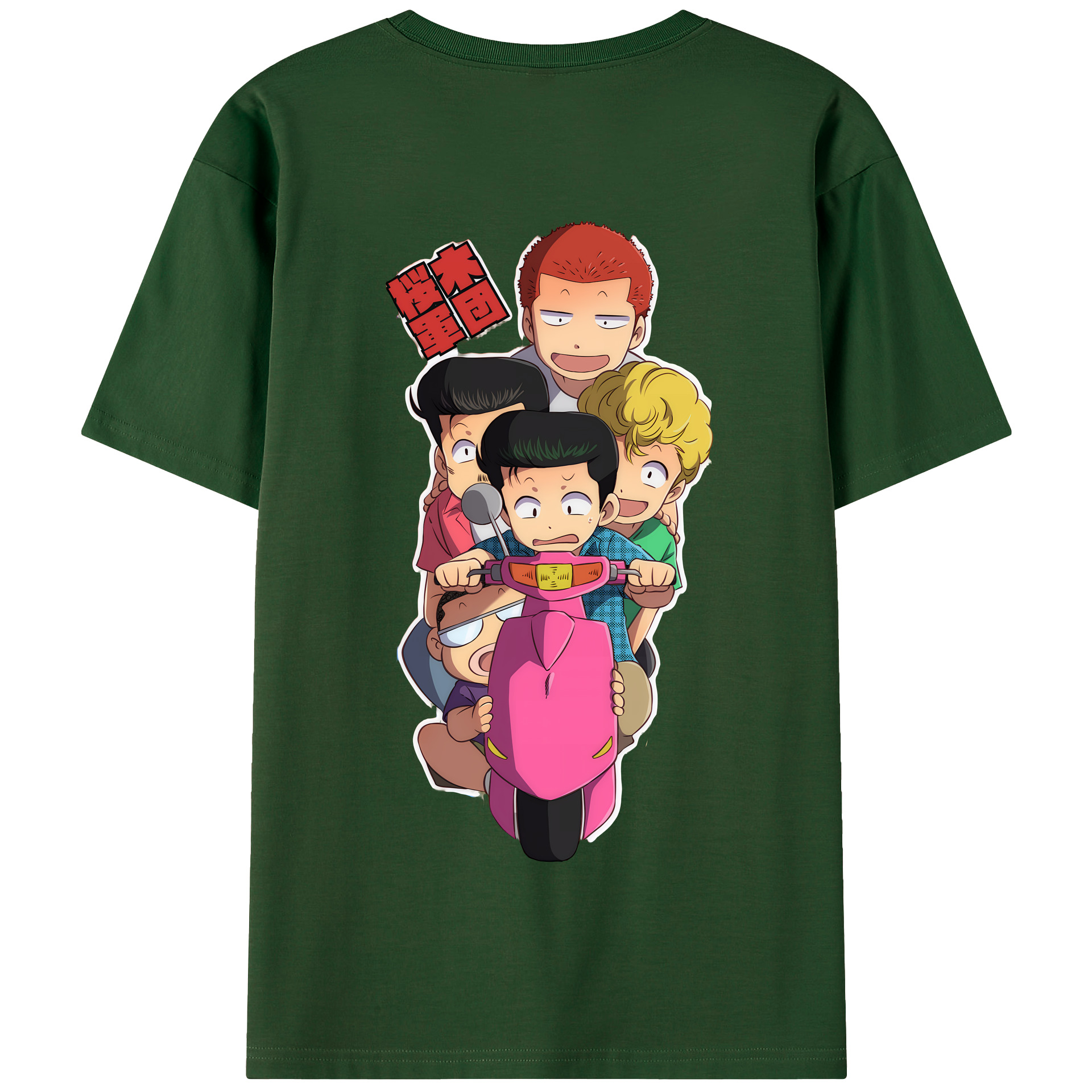 SLAM DUNK／スラムダンク 綿100％半袖Tシャツ（背面プリント）